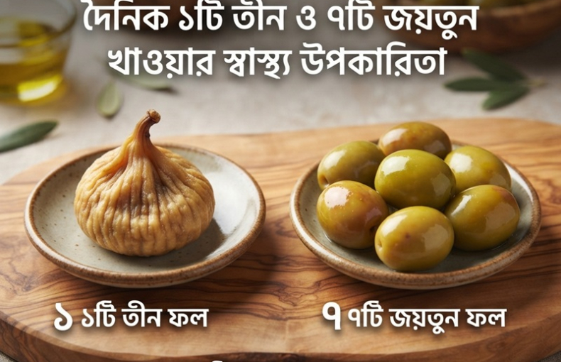 ১টি তীন ও ৭টি জয়তুন ফল খাওয়ার বিস্ময়কর উপকারিতা - Health benefits of eating daily one fig & seven olives