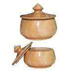 সুন্নতী কাঠের লবণদানী | Wooden Salt Pot
