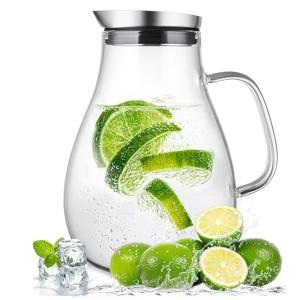 প্রিমিয়াম জুস জগ/ওয়াটার পিচার | Premium Water Glass Jug | Glass Pitcher 2.2 Liter